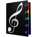 Fogman 音楽ファイル レッスンファイル A4 黒 吹奏楽 書き込みできる (20枚収納)