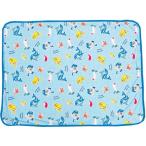 MORIPiLO ポケモン タオルケット 夏用 膝掛け (ピカチュウ クールブランケット) グッズ 可愛い ひんやり 冷感 70x100cm ブ