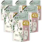 ショッピングさらさ さらさ 柔軟剤 1640mL×6袋 無添加 ピュアソープの香り植物由来の厳選成分配合 詰め替え ケース販売 大容量