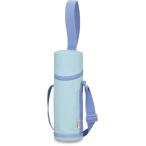 サーモス マイボトルポーチ ストラップ付き 450-600ml用 水筒カバー ライトブルー APG-502 LB