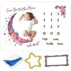 .. искусство месяц . фото коврик baby фотосъемка простыня тонкий покрывало младенец рост регистрация подарок ( розовый цветок )