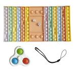 ストレス解消 グッズ 人気、両面フリップ スクイーズ玩具、ハンドトップスピナー、ゲームボード、クリエイティブ ゲームプレイ、バブル ボード、スク