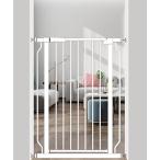 Seogva ベビーゲート ハイタイプ 高さ103cm 拡張フレーム付き 自動ロック 高さ100cm以上つっぱり式 穴開け不要 前後90度開閉