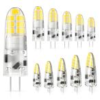 DiCUNO G4口金 12V LED電球 2W ハロゲン電球20W相当 200lm 昼白色 6000k LEDライト 非調光 10個入り