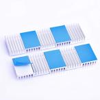  теплоотвод .... двусторонний лента имеется .. пробег меры L20mm X W14mm X H6mm 10 штук входит охлаждающий ласты aluminium производства .. доска fa