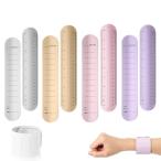 ショッピングリストバンド Dekori リストバンド メモ 4個入り腕に巻くメモ帳 手首に巻くメモ シリコン todoリストノート 手首 メモ 消去可能な繰り返し書き込み