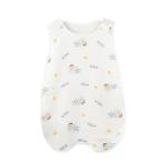 Aywyl スリーパー ベビー 夏用 赤ちゃん 前4重、後2重ガーゼ 新生児 baby コットン100％ 寝たまま着せられる 0歳 1歳 2歳