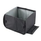 コジット 畳んで車のシートのクッション 広げて荷物入れ 荷物の転落防止 シートボックス腰クッション ブラック