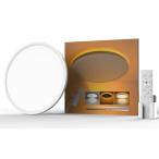 Antree LEDシーリングライト 6畳 3600lm おしゃれ 間接光常夜灯 調光調色 極薄型 天井照明器具 雰囲気ナイトライト 電気 蛍光