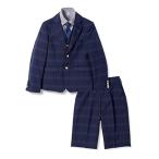 ワンダーファクトリー  フォーマル ボーイズ 1027938 チェック（コン×ブルー） 130cm