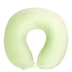 me Lee Night подушка низкая упругость подушка для шеи [ моти ...] зеленый U type снимать ... с чехлом шея изначальный кнопка имеется . смещение трудно уретан временный . подушка ..