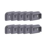  Como жизнь предотвращение бедствий для L знак штекер покрытие 10 штук комплект серый L знак штекер покрытие розетка пыль влажность огонь меры 