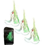 shoalaba осьминог Bait Soft Lure 3 шт. комплект морской лещ дюймовый k ночь свет галстук юбка морской лещ судно собственное производство приспособление морской лещ корень рыба синий предмет tachiu