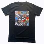 the WHO ザ・フー BLOCKS Tシャツ ROCK ブラック バンドTシャツ ロックTシャツ