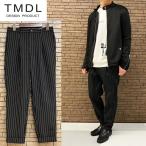 TMDL в тонкую полоску конический Silhouette & roll выше брюки * мужской лодыжка чистый . легкий слаксы костюм 