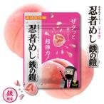 3袋 UHA味覚糖 忍者めし 鉄の鎧 桃 も