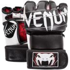 ヴェナム UNDISPUTED 2.0 MMA グローブ - ナッパレザー ブラック/ホワイト オープンフィンガー ベナム EU-VENUM