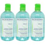 3本セット ビオデルマ セビウム 500ml H2O D クレンジング ウォーター BIODERMA Sebium メイク落とし 洗顔 エイチツーオー