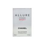 訳あり 箱くずれ シャネル アリュールオム スポーツ EDT オードトワレ ヴァポリザター 50ml CHANEL ALLURE HOMME SPORT EAU DE TOILETTE POUR HOMME SP