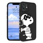 iphone12 Mini ケース スヌーピー キャラクター スマホケース カバー TPU アイフォン ケース (iPhone 12 Mini)