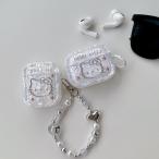 キティちゃん airpods proケース キティ airpods pro ケース チェーン付き (Airpods Pro)