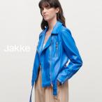ライダース ジャケット レディース ジャッキー JAKKE ダブルライダース SAINT BIKER 軽量 シルエット ボリューム サステナブル ヴィーガンレザー 雑誌掲載