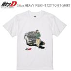 ショッピングイニシャル ゆうパケット対応1個迄 頭文字D イニシャルD 藤原拓海とAE86 コットンTシャツ 5.6oz ホワイト 2501ID41-02 ハチロク オフィシャルライセンス取得商品