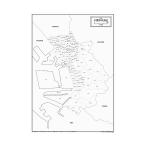  Chiba город Chuo-ku. конутрная карта очень большой постер A1 размер A2 размер город район блок . конутрная карта специализированный магазин цвет покрытие вписывание 