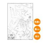  Sakai city запад район. конутрная карта очень большой постер A1 размер A2 размер город район блок . конутрная карта специализированный магазин цвет покрытие вписывание 