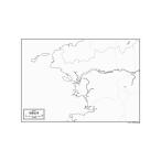  Wakayama город. карта постер мочь написать конутрная карта 2 листов ввод 