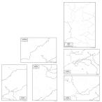  Kumamoto префектура Kumamoto город . такой же город. 5 район. всего 6 вид . комплект стал карта постер мочь написать конутрная карта 