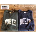 セール バーンズ アメカジ スウェット バックプリント NORTH BARNS BR-8121