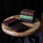 エムピウの二つ折り財布 millefoglie P25 ハバナ ミッレフォッリエ2 P25 m+ プレゼント 男性 誕生日 退職祝い