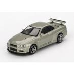 新品 MGT01003-R TSM MINI-GT 1/64 日産 Nissan スカイライン GT-R R34 Vスペック II Nur ミレニアムジェイド(右ハンドル)