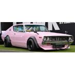 予約 S4319802 SOLIDO 1/43 日産 スカイライン GT-R (KPGC110) ケンメリ リバティーウォーク ボディキット 1972 (ピンク)