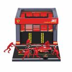 предварительный заказ 18-36862L BBurago 1/43 Ferrari PIT PASS комплект F1 SF-24 #16 C.ru clair ( Crew ×6pcs,padok гараж ) * хобби шоу экспонирование item 