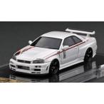 予約 IG2575 イグニッションモデル 1/64 日産 Nismo R34 GT-R R-tune White