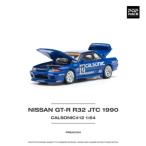 \ PR640104 POP RACE 1/64 Y XJCC NISSAN SKYLINE GT-R R32 JTC 1990 CALSONIC #12 J\jbN