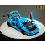 予約 PGM-640413B PGM 1/64 LBWK LP700-4 フルオープン BB Blue Luxury 丸台座 限定999台