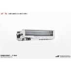 ショッピングWING 予約  HH Model 1/64 スカニア トランスポーター トレーラー 積載車 Side Gull-Wing Door Trailer White