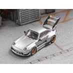 予約  Star Model 1/64  Rauh-Welt Wide-Body 改造 RWB993 High Wing Silver