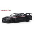 新品 IN64-R34RT-BLA INNO イノモデル 1/64 日産 スカイライン GT-R (R34) NISMO R-TUNE ブラックパール