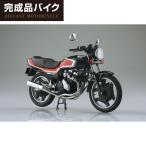 アオシマ 1/12 完成品バイク Honda CBX400F ブラック/キャンディアラモアナレッド