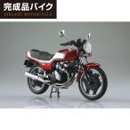 アオシマ 1/12 完成品バイク Honda CBX400F キャンディアラモアナレッド/パールシェルホワイト