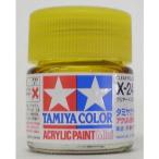  Tamiya акрил Mini X024 clear желтый 