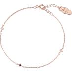 FREE STYLE チェーンブレスレット シルバー レディースブレスレット ピンクゴールドカラー ガーネット プレゼント FSB846GA-PG フリースタイル【送料無料】