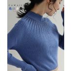 ショッピング細身 SからL対応 降り注ぐオーロラビジューの流線ラインリブカットソートップス