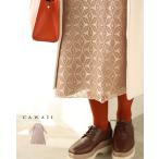 ショッピング雪 予約：12月25日〜1月10日前後の出荷予定 Sから2L対応 雪の結晶レース重なるニットロングワンピース