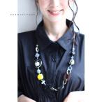 Yahoo! Yahoo!ショッピング(ヤフー ショッピング)【セール商品返品交換不可】定価:3850 FRENCH PAVE シックなカラーのじゃらじゃらチャームネックレス