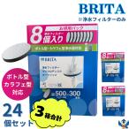 ブリタ マイクロディスク カートリッジ 8個入り x 3箱 お徳用パック ボトル型 カラフェ型浄水器対応 浄水フィルター 水 浄水